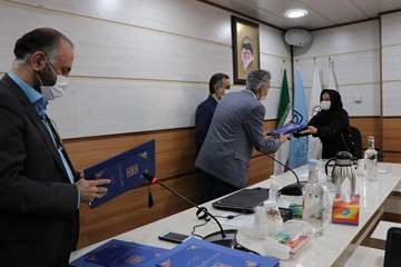 مراسم بزرگداشت روز بهورز با حضور دکتر دانائی رئیس دانشگاه 